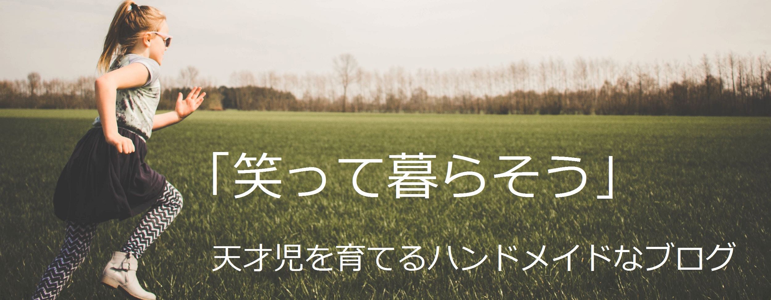 天才児を育てるハンドメイドなブログ「笑って暮らそう」